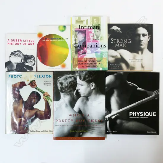SEVEN PUBLICATIONS ON MALE NUDE PHOTOGRAPHY & QUEER ART